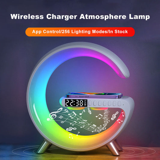 G-Bluetooth Speaker & Wireless Charger Lamp