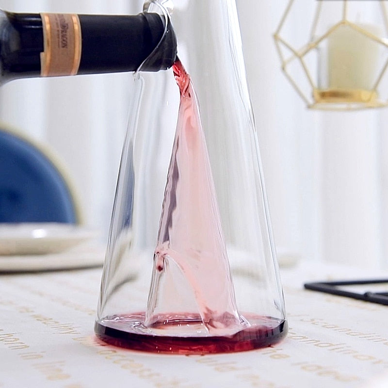 Elegant Glass Decanter - For Wine To Whiskey