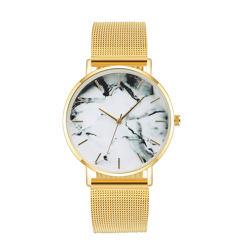 Fashion Rose Gold Mesh Watch Band