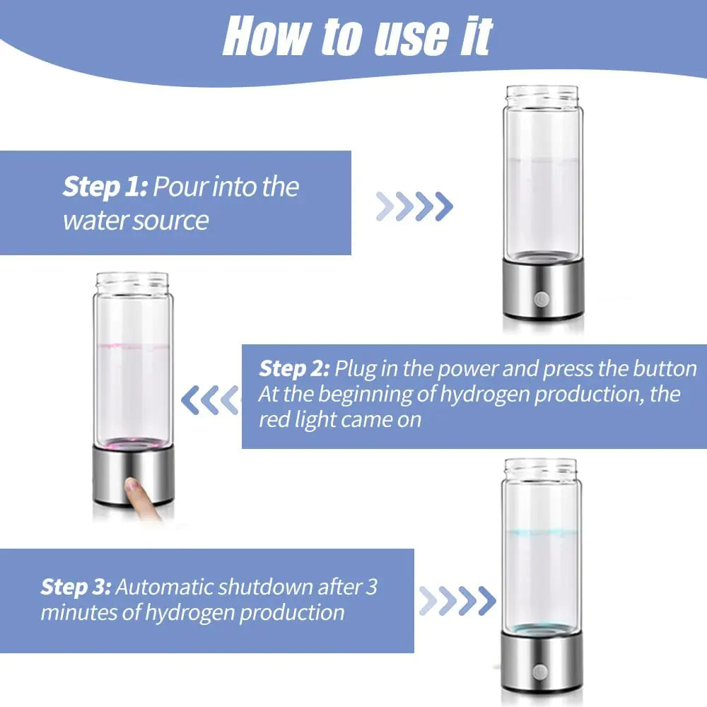 Hydrogen Water Bottle - Hydration at Its Best